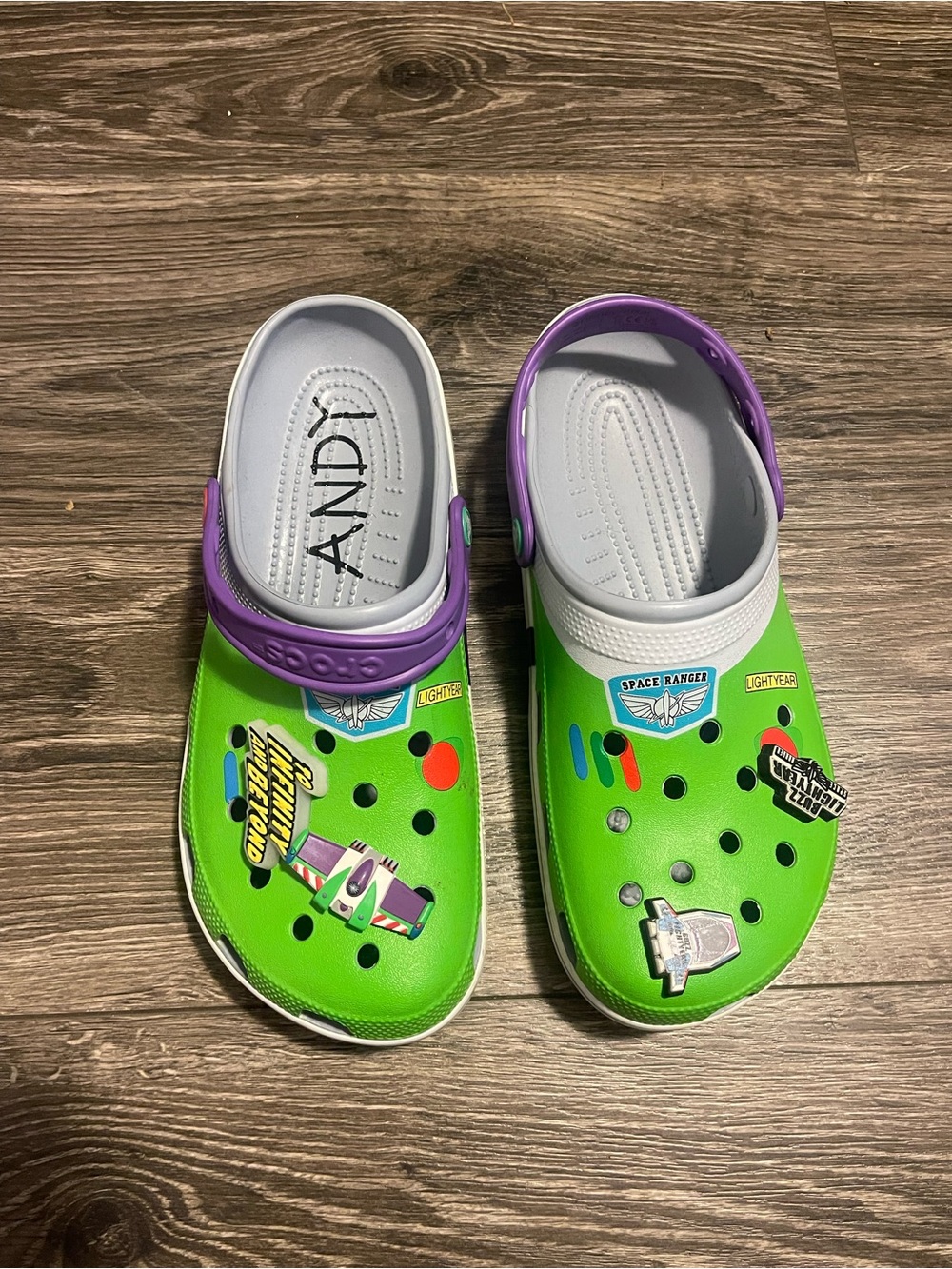 Disney Pixar's Toy Story Buzz Lightyear Classic Clog size 10M 12W